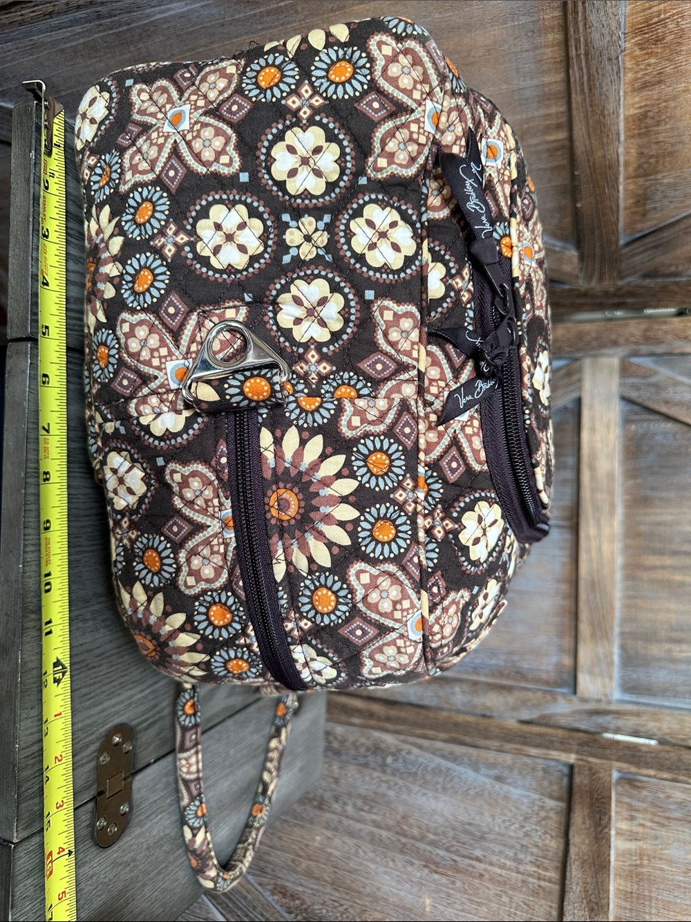 Vera Bradley Canyon Travel Tote Duffel Bag Cosmetic Case Wallet Lot Bundle of 4 - Picture 8 of 16